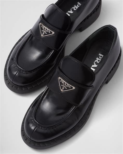 prada loafers chunky|prada chunky loafers women's.